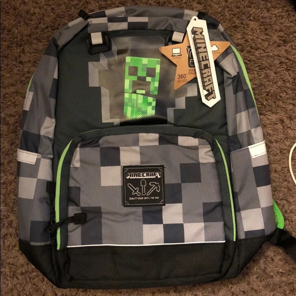 Sold‼️Minecraft creeper Backpack